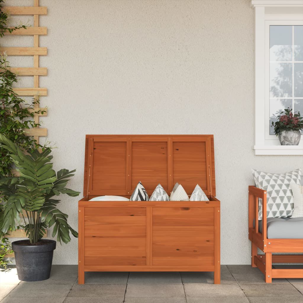 vidaXL Garden Storage Box 99x49.5x58.5 cm Solid Wood Fir