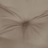 vidaXL Pallet Cushion Taupe 120x80x12 cm Fabric