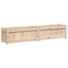 vidaXL Garden Planters 2 pcs Solid Wood Pine