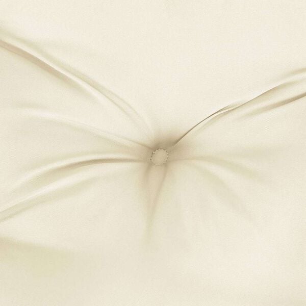 vidaXL Garden Bench Cushion Cream White 200x(50+50)x7cm Oxford Fabric