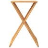 vidaXL Folding Stool 40x32.5x70 cm Solid Wood Teak