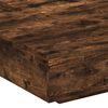 vidaXL Coffee Table Smoked Oak 100x100x31 cm Engineered Wood