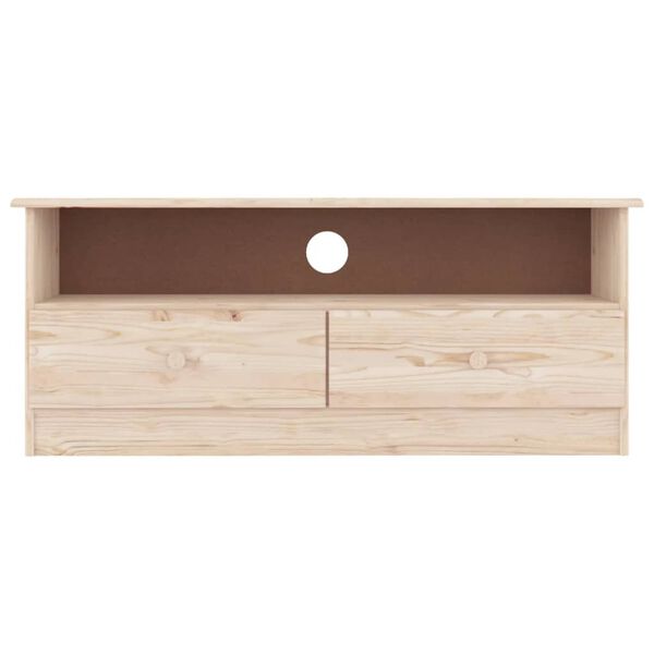 vidaXL TV Cabinet with Drawers ALTA 100x35x41 cm Solid Wood Pine