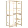 vidaXL Clothes Rack with Shelves 100x50x184.5 cm Bamboo