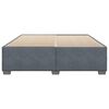 vidaXL Bed Frame without Mattress Dark Grey&nbsp;King Velvet