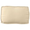 vidaXL Pallet Cushion Set 2 pcs Beige Oxford Fabric