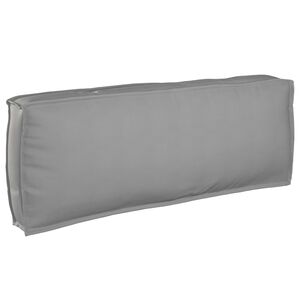 vidaXL Cushion Grey 120 x 40 x 12 cm Oxford Fabric