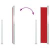 vidaXL Retractable Side Awning 160 x 500 cm Red