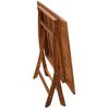 vidaXL Outdoor Dining Set Folding 5 pcs Brown Solid eucalyptus wood