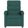 vidaXL Massage Recliner Chair Dark Green Fabric