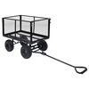 vidaXL Garden Hand Trolley Black 350 kg