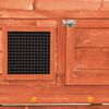 vidaXL Rabbit Hutch 140x63x120 cm Solid Firwood