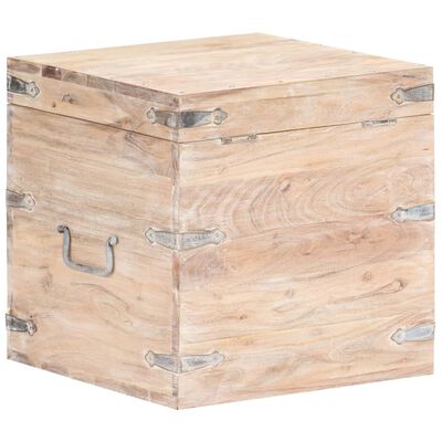 vidaXL Chest 40x40x40 cm Solid Acacia Wood