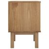 vidaXL Bedside Cabinet OTTA Brown&Grey 45x39x57 cm Solid Wood Pine