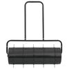 vidaXL Garden Lawn Roller Pull with Aerator Clamps Black 63 L Iron and Steel
