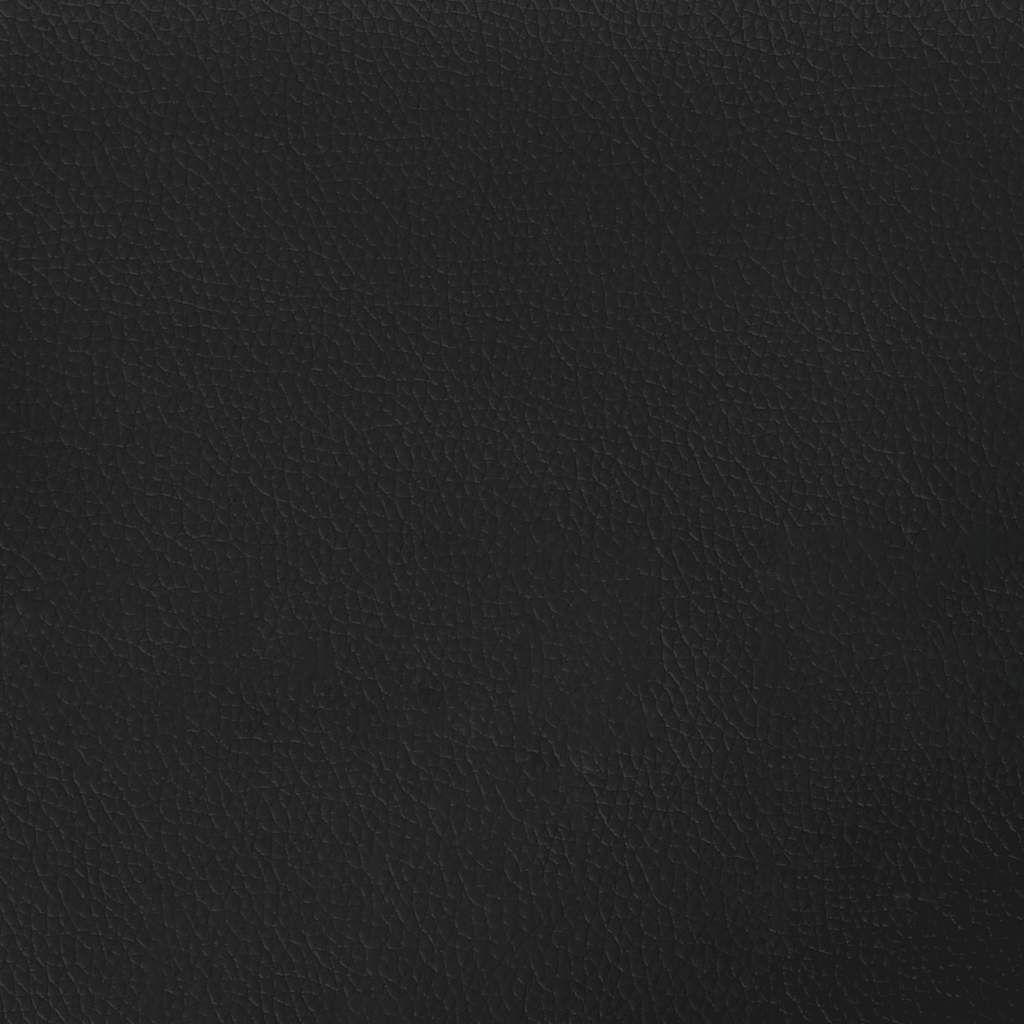 vidaXL Bed Frame without Mattress Black 152x203 cm Queen Faux Leather