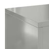 vidaXL Plant Stands 2 pcs Silver 24 x 24 x 75 cm Galvanised steel
