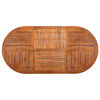 vidaXL Garden Table 201x100x75 cm Solid Acacia Wood
