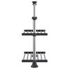 vidaXL Kitchen Shelf 50x25x(50-70) cm Aluminium