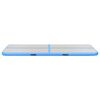 vidaXL Inflatable Gymnastics Mat with Pump 300x100x10 cm PVC Blue