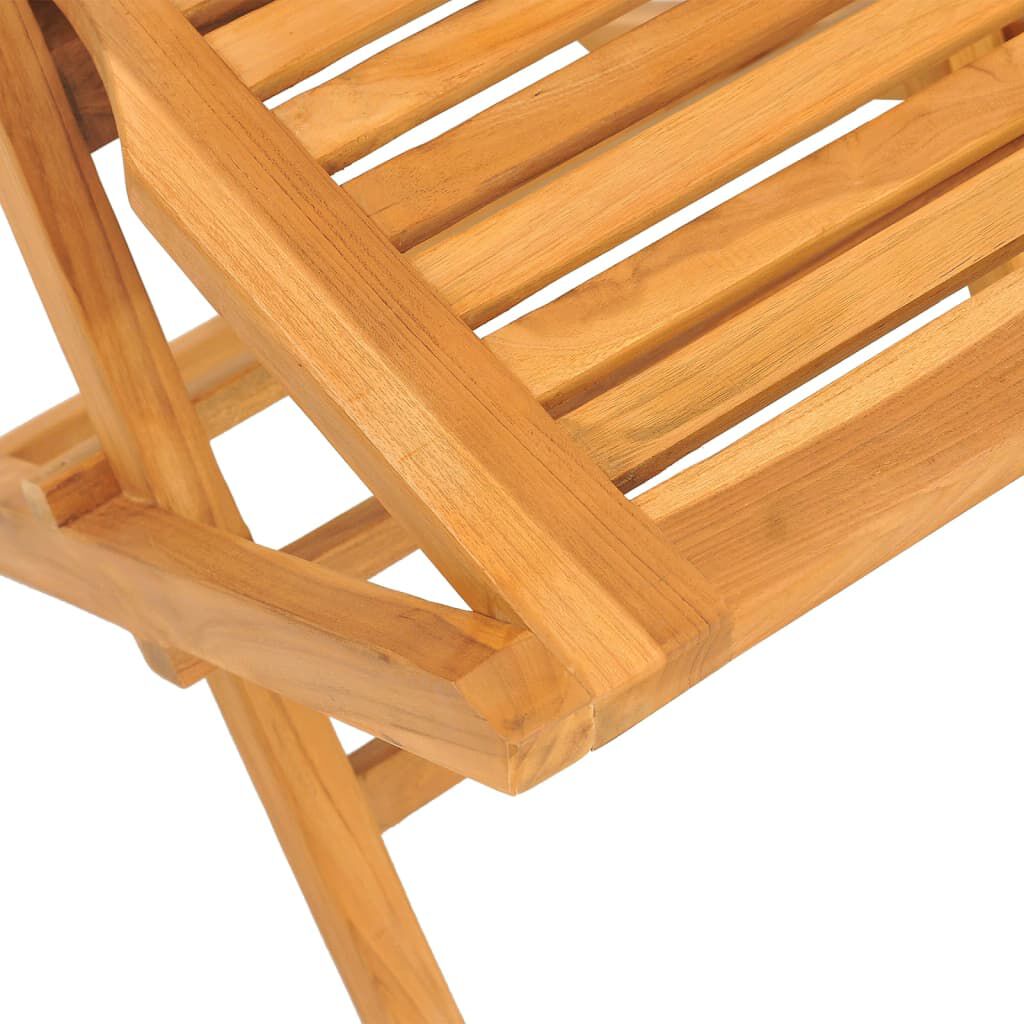 vidaXL Folding Garden Chairs 6 pcs 47x63x90 cm Solid Wood Teak