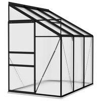 vidaXL Greenhouse Anthracite Aluminium 3.97 m³