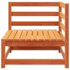 vidaXL Garden Sofas Corner 2 pcs Wax Brown 70x70x67 cm Solid Wood Pine