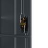 vidaXL File Cabinet Anthracite 90x40x180 cm Steel