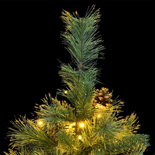 vidaXL Artificial Hinged Christmas Tree 150 LEDs 120 cm