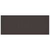 vidaXL Garden Dining Set 9 pcs Brown Polt rattan