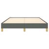 vidaXL Bed Frame without Mattress Dark Grey 152x203 cm Queen Fabric