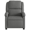 vidaXL Recliner Chair Dark Grey Fabric