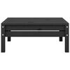 vidaXL 4 Piece Garden Lounge Set Solid Pinewood Black
