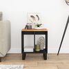 vidaXL Side Table 40x31x46 cm Solid Wood Acacia&Engineered Wood