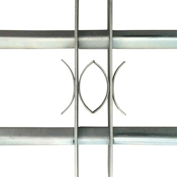 vidaXL Adjustable Security Grilles for Windows 2 pcs 1000-1500 mm