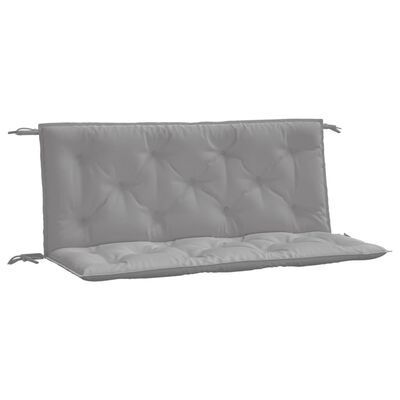 vidaXL Garden Bench Cushions 2pcs Grey 120x50x7cm Oxford Fabric