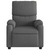 vidaXL Electric Massage Recliner Chair Dark Grey Fabric