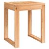 vidaXL Bathroom Stool 40x30x46 cm Solid Wood Walnut