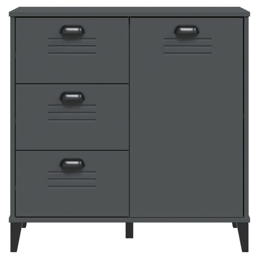 vidaXL Sideboard VIKEN Anthracite Grey 80x40x80 cm Engineered Wood