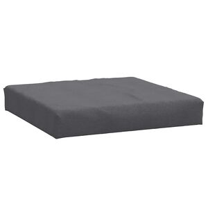 vidaXL Pallet Cushion Melange Anthracite 60x60x9.5 cm Fabric