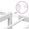 vidaXL Metal Bed Frame without Mattress White 140x200cm