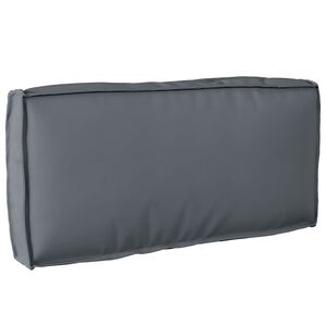 vidaXL Cushion Anthracite 80 x 40 x 12 cm Oxford Fabric