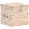 vidaXL Chest 40x40x40 cm Solid Acacia Wood