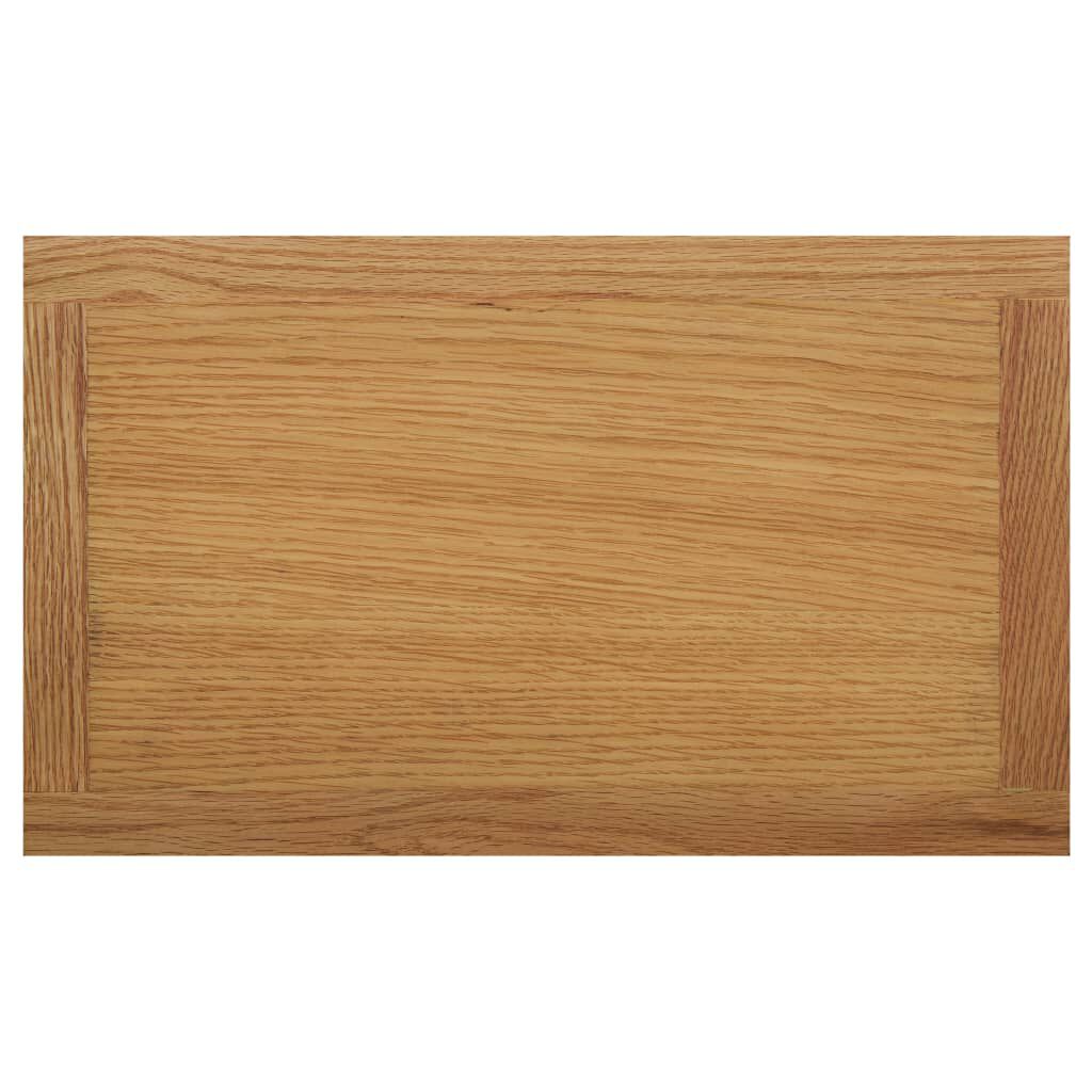 vidaXL Magazine Table 45x27x42 cm Solid Oak Wood