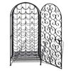 vidaXL Wine Rack for 35 Bottles Metal