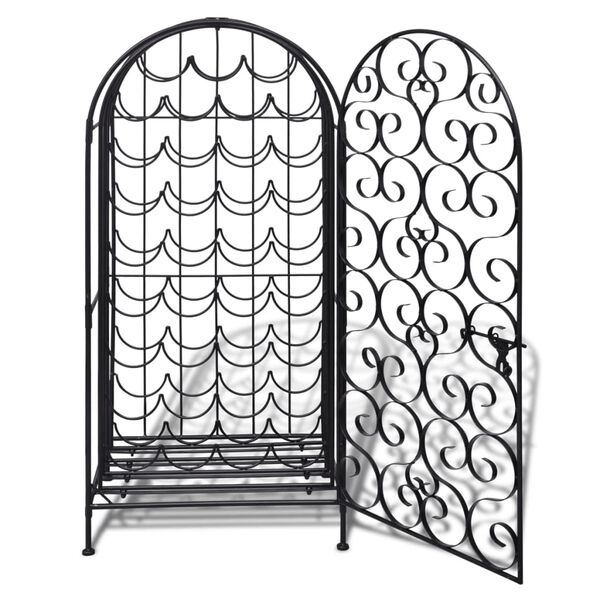 vidaXL Wine Rack for 35 Bottles Metal