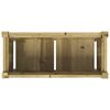 vidaXL Garden Planter with Legs 70x31x70 cm Impregnated Wood Pine