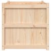 vidaXL Garden Planter 70x70x70 cm Solid Wood Pine