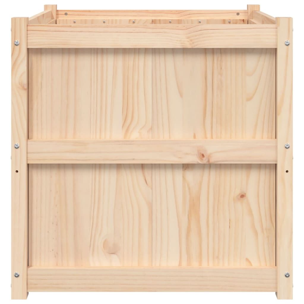vidaXL Garden Planter 70x70x70 cm Solid Wood Pine