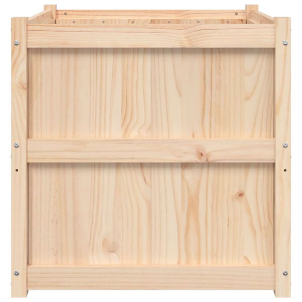 vidaXL Garden Planter 70x70x70 cm Solid Wood Pine
